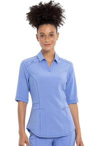 Ciel Infinity Scrubs Polo Shirt - Front View