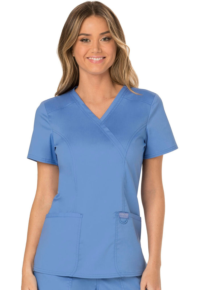 Ciel Revolution Mock Wrap Top - Front View