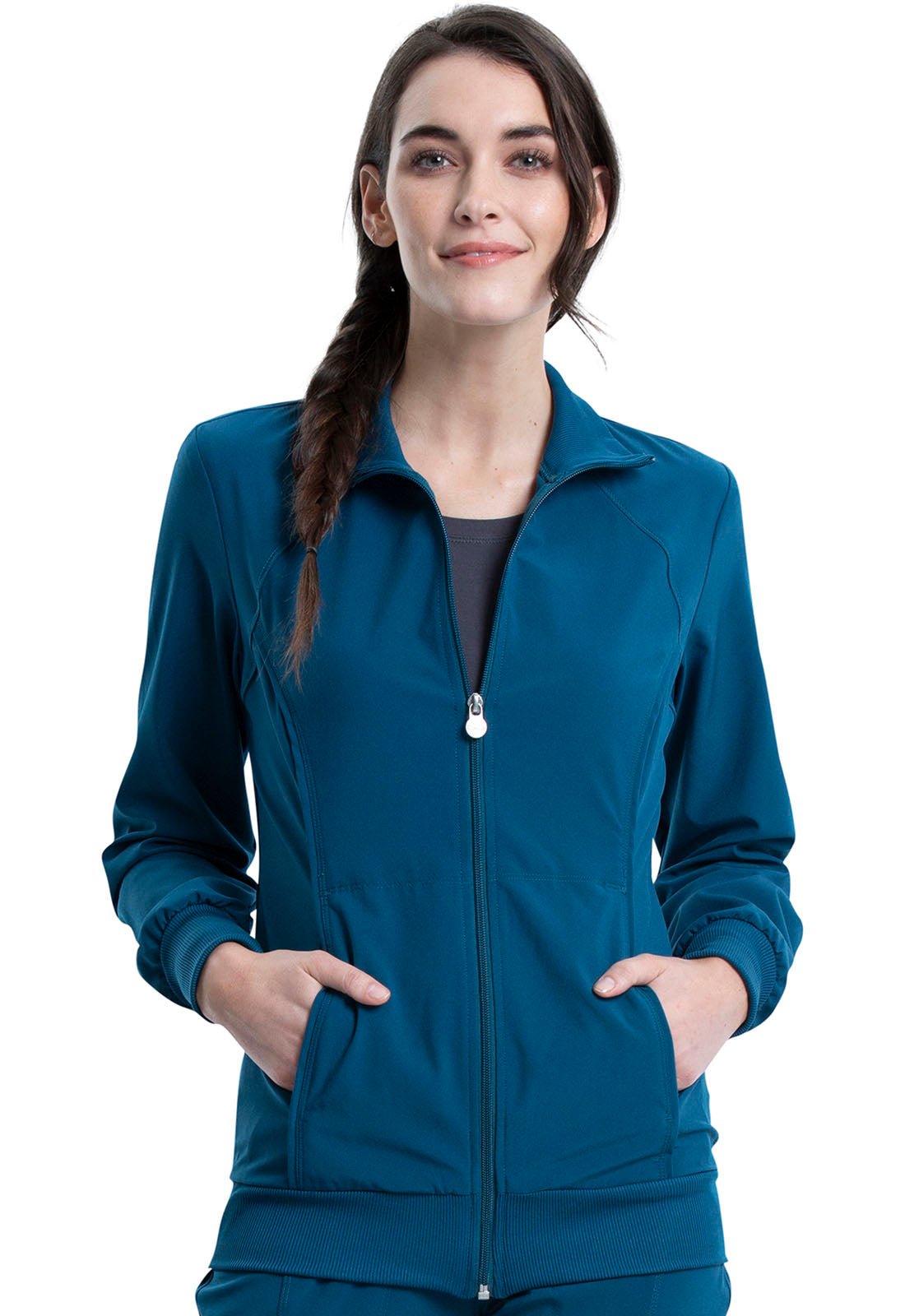 Infinity Scrubs Zip Front Jacket