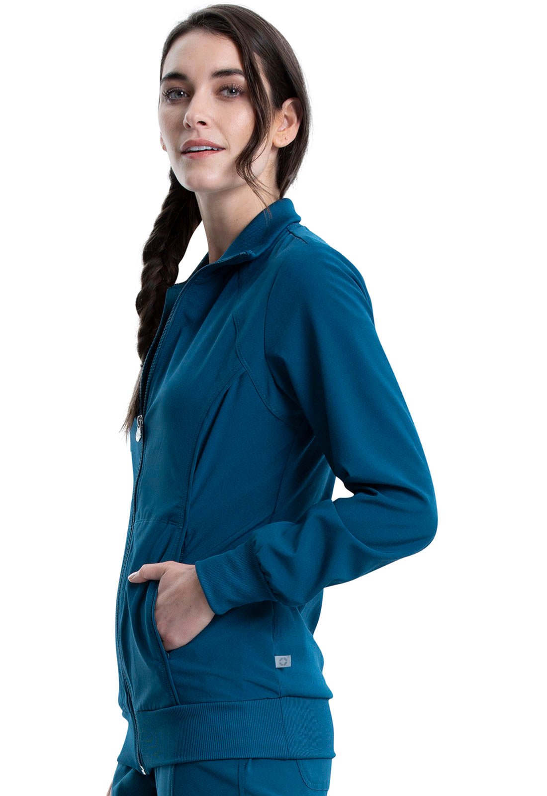 Infinity Scrubs Zip Front Jacket