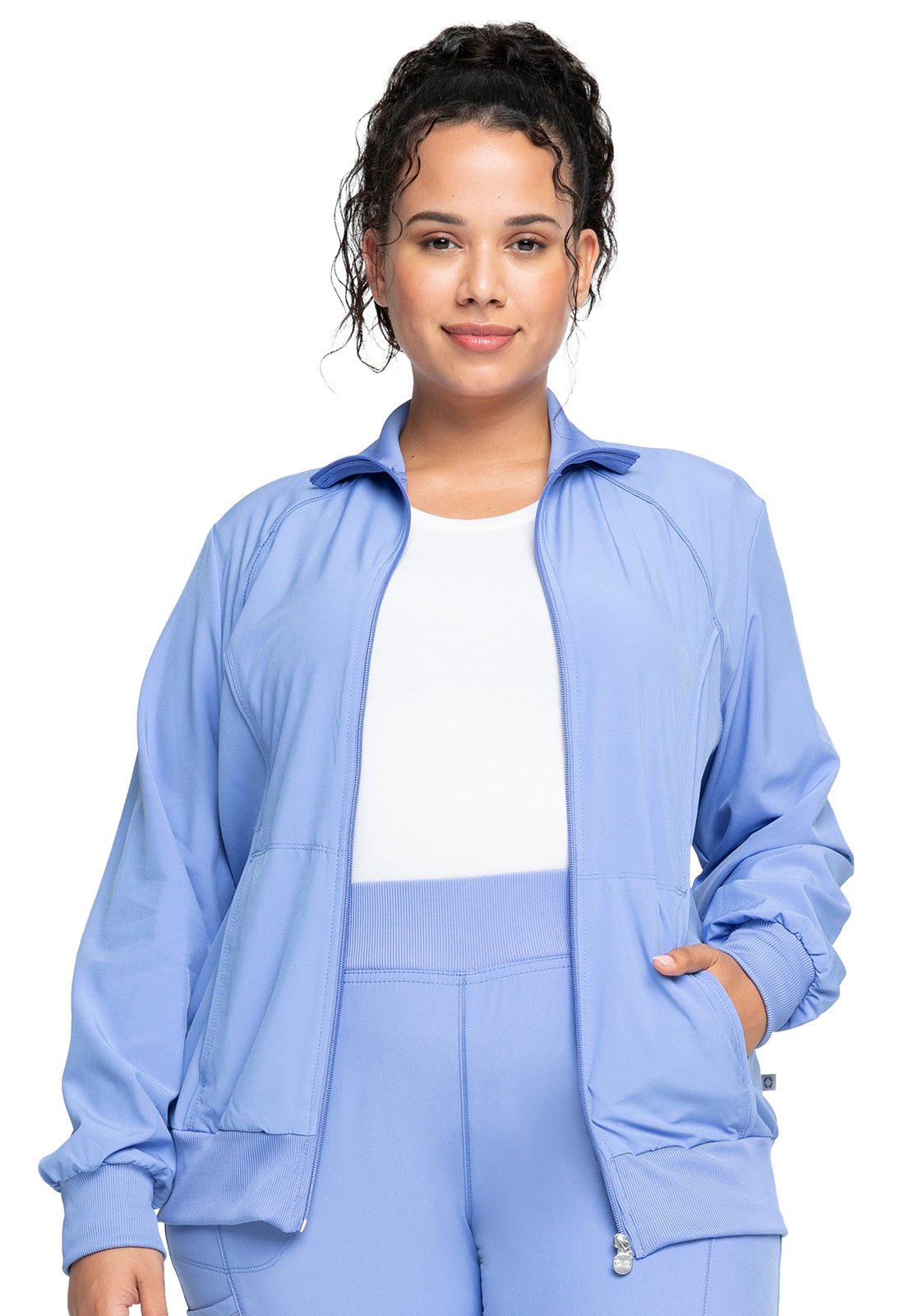 Infinity Scrubs Zip Front Jacket
