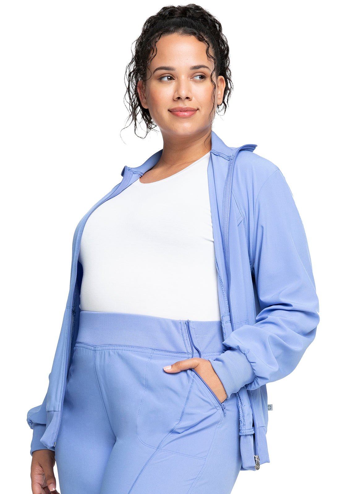 Infinity Scrubs Zip Front Jacket