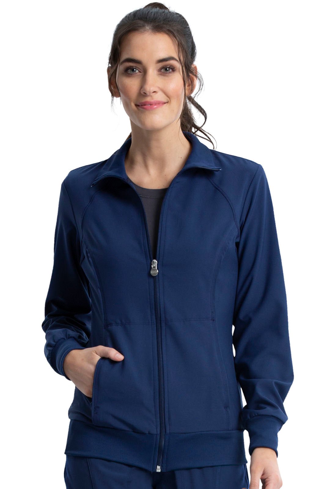 Infinity Scrubs Zip Front Jacket