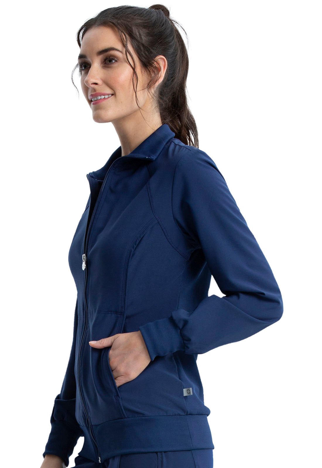 Infinity Scrubs Zip Front Jacket