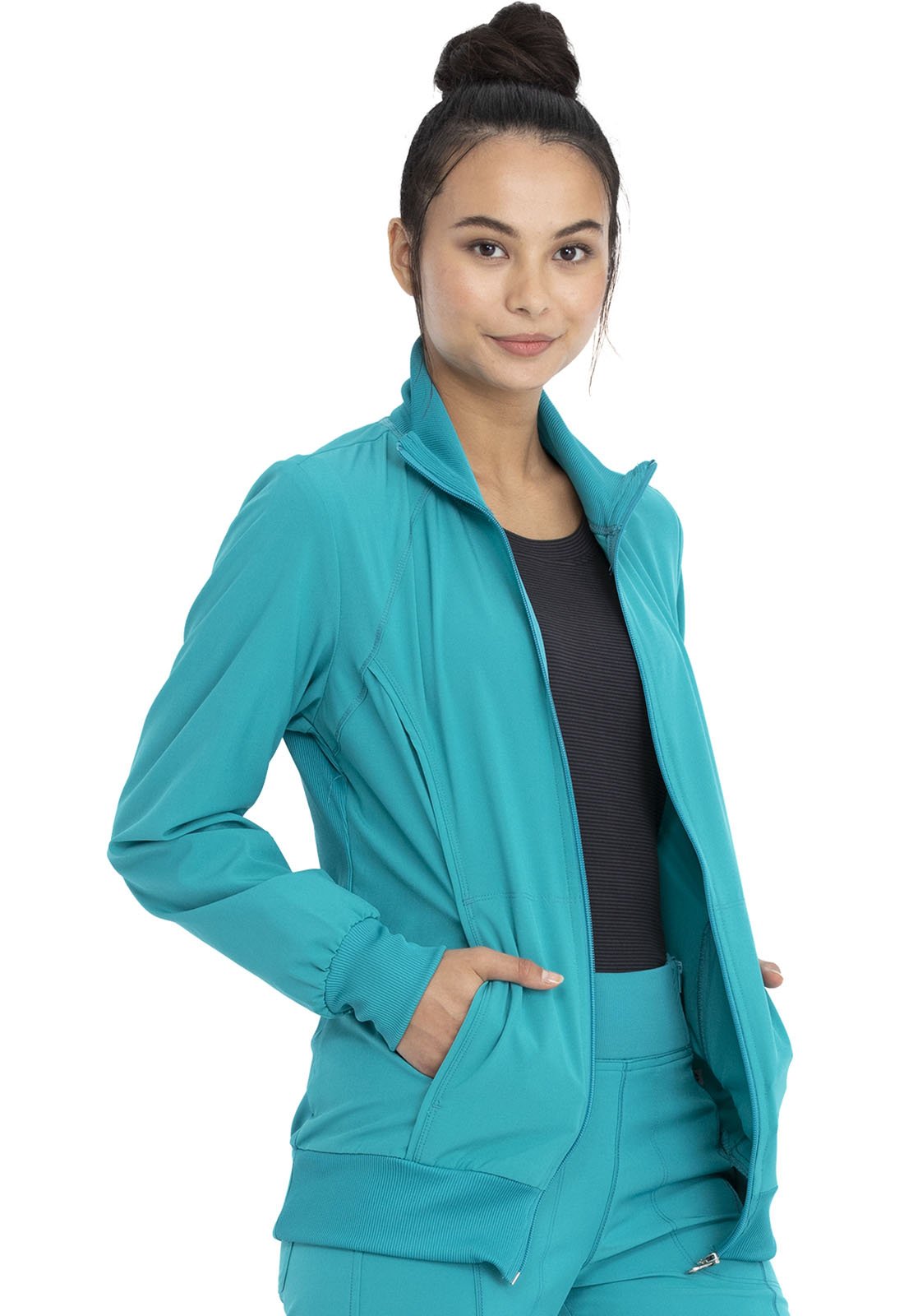 Infinity Scrubs Zip Front Jacket