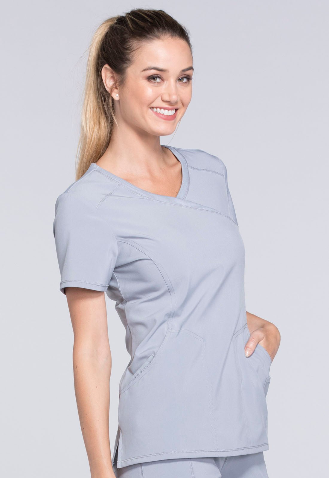 Infinity Scrubs Mock Wrap Top 2625A