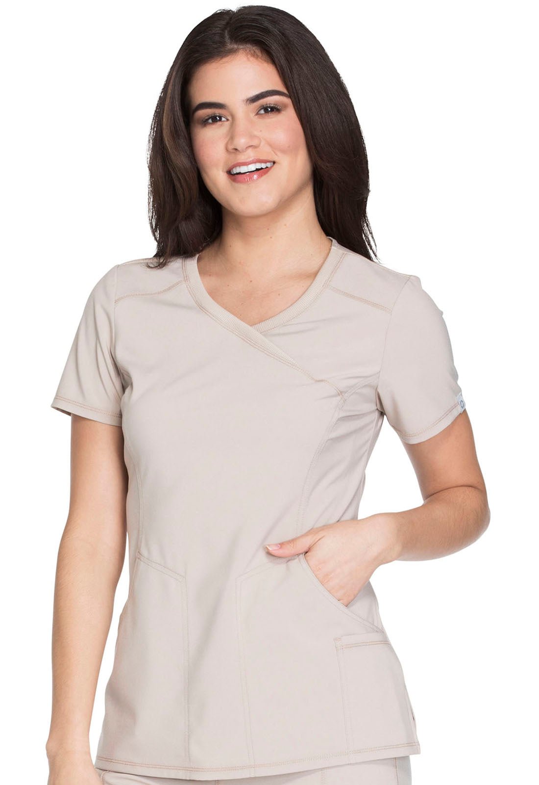 Infinity Scrubs Mock Wrap Top 2625A