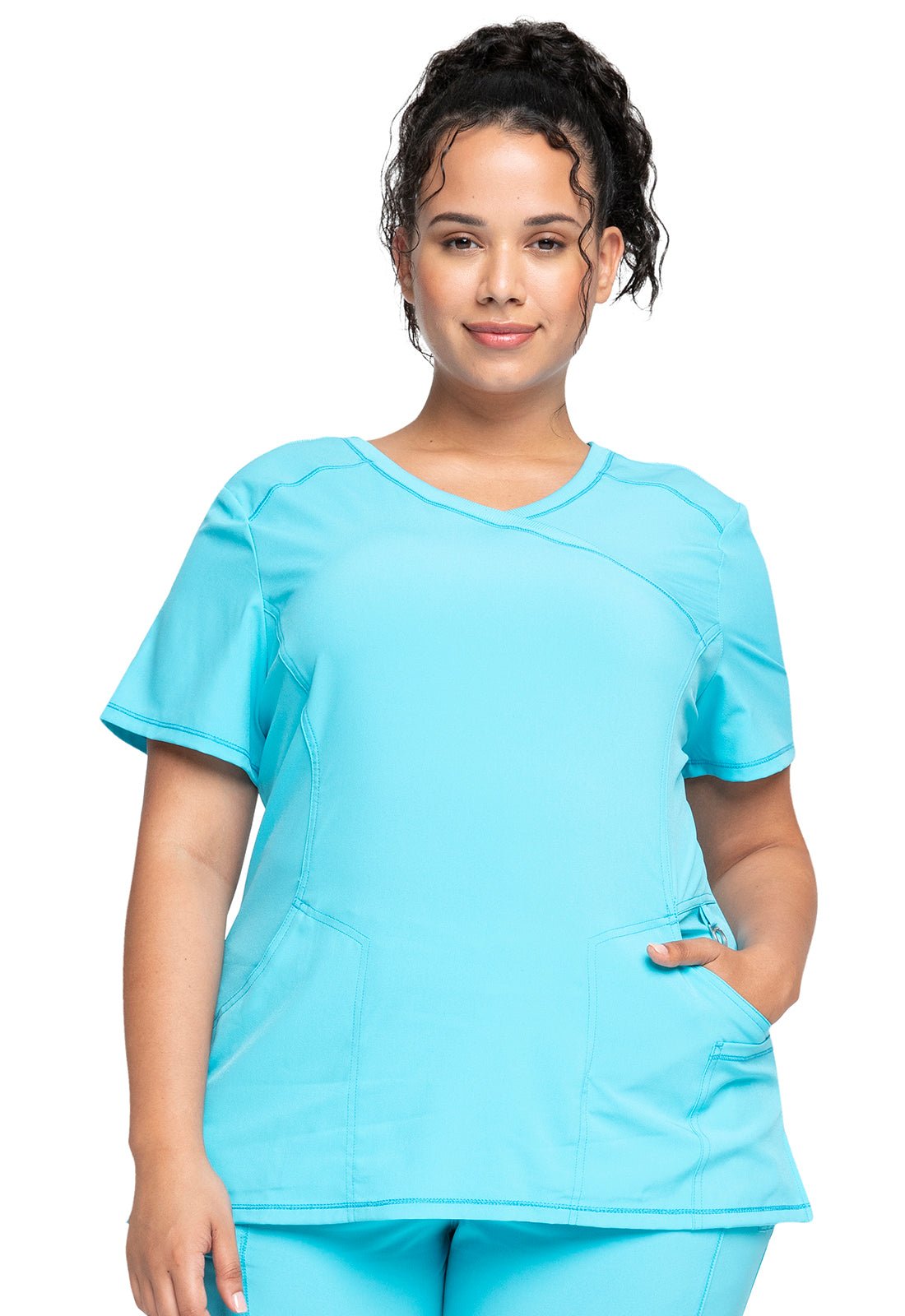 Infinity Scrubs Mock Wrap Top 2625A
