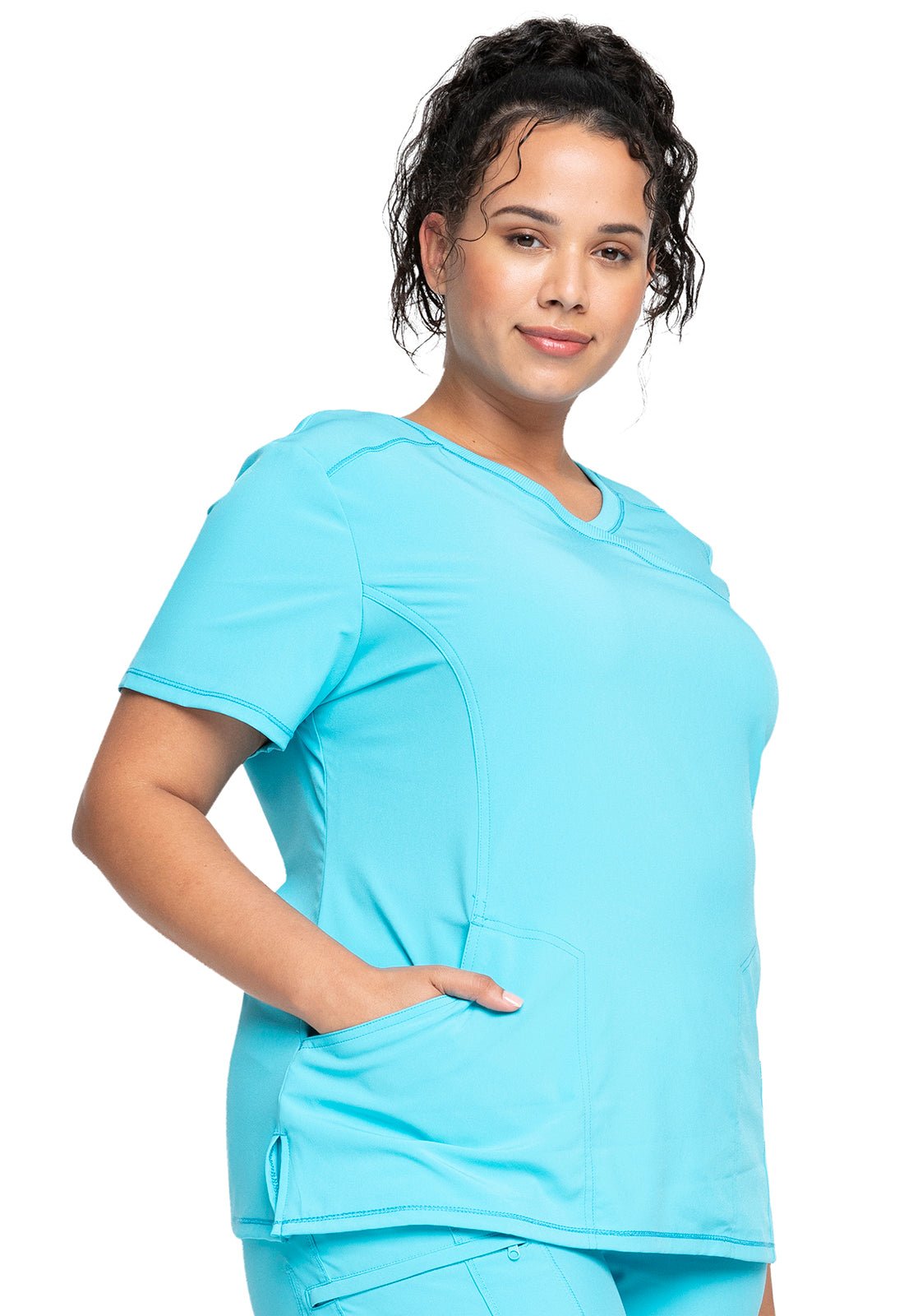 Infinity Scrubs Mock Wrap Top 2625A