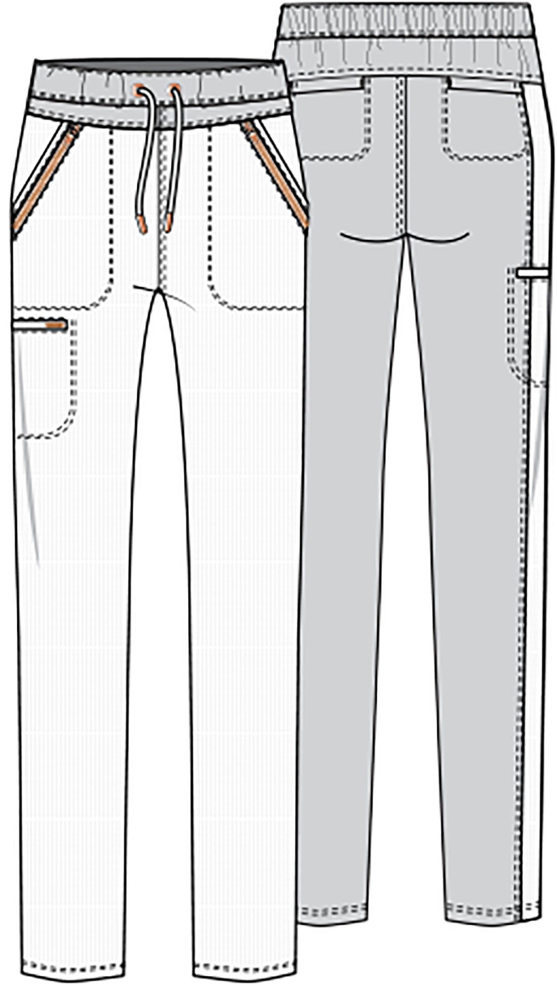 Statement by Cherokee Scrubs Tapered Leg Pant