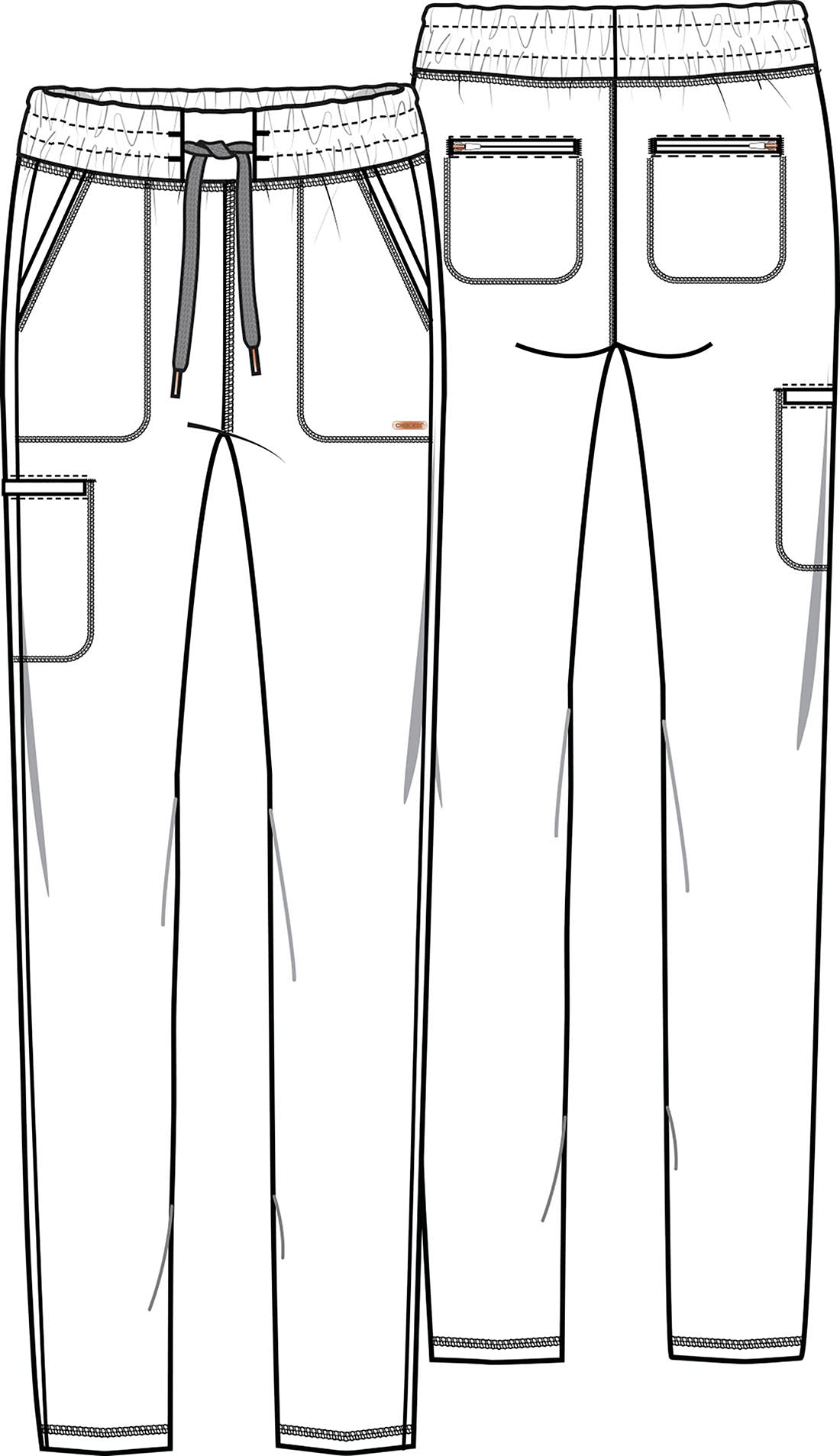 Form by Cherokee Scrubs Tapered Leg Pant