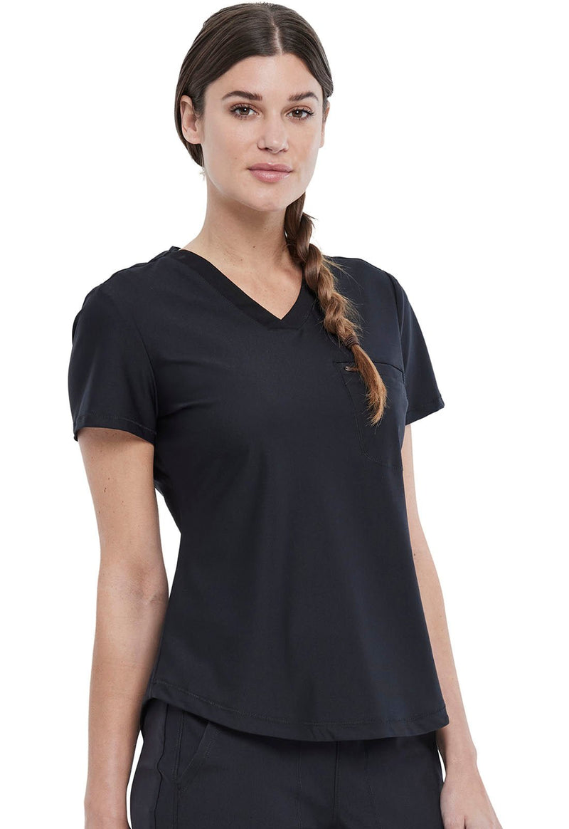 Scrub Form CK819 Form by Cherokee Scrubs Tuckable V-Neck Top | ScrubsIQ