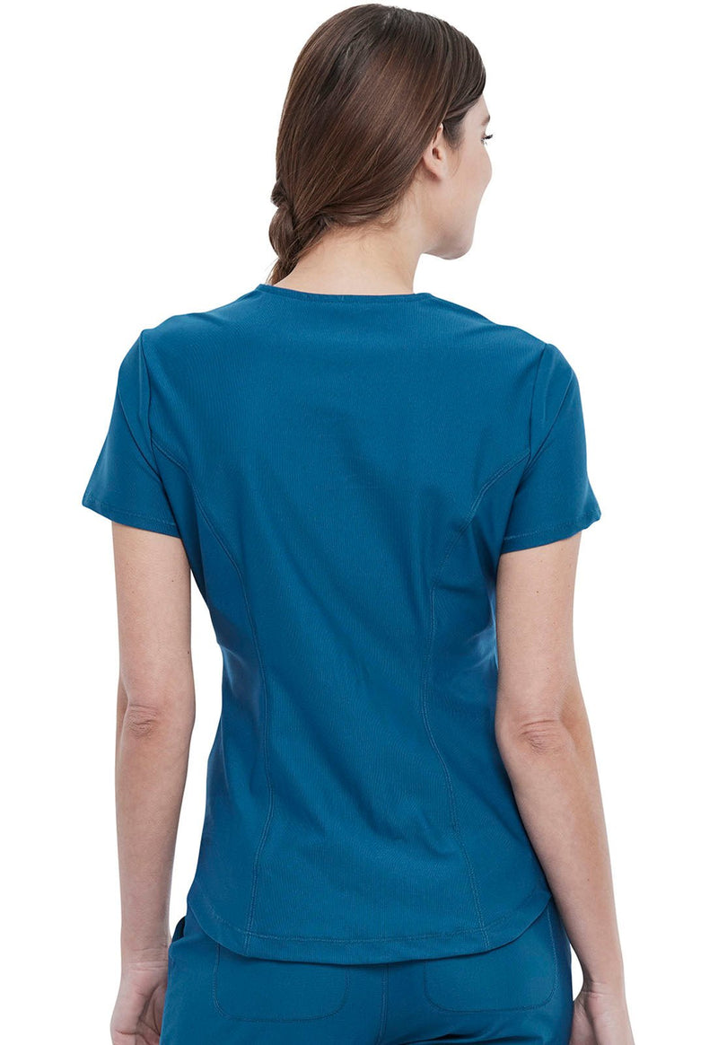 Scrub Form CK819 Form by Cherokee Scrubs Tuckable V-Neck Top | ScrubsIQ