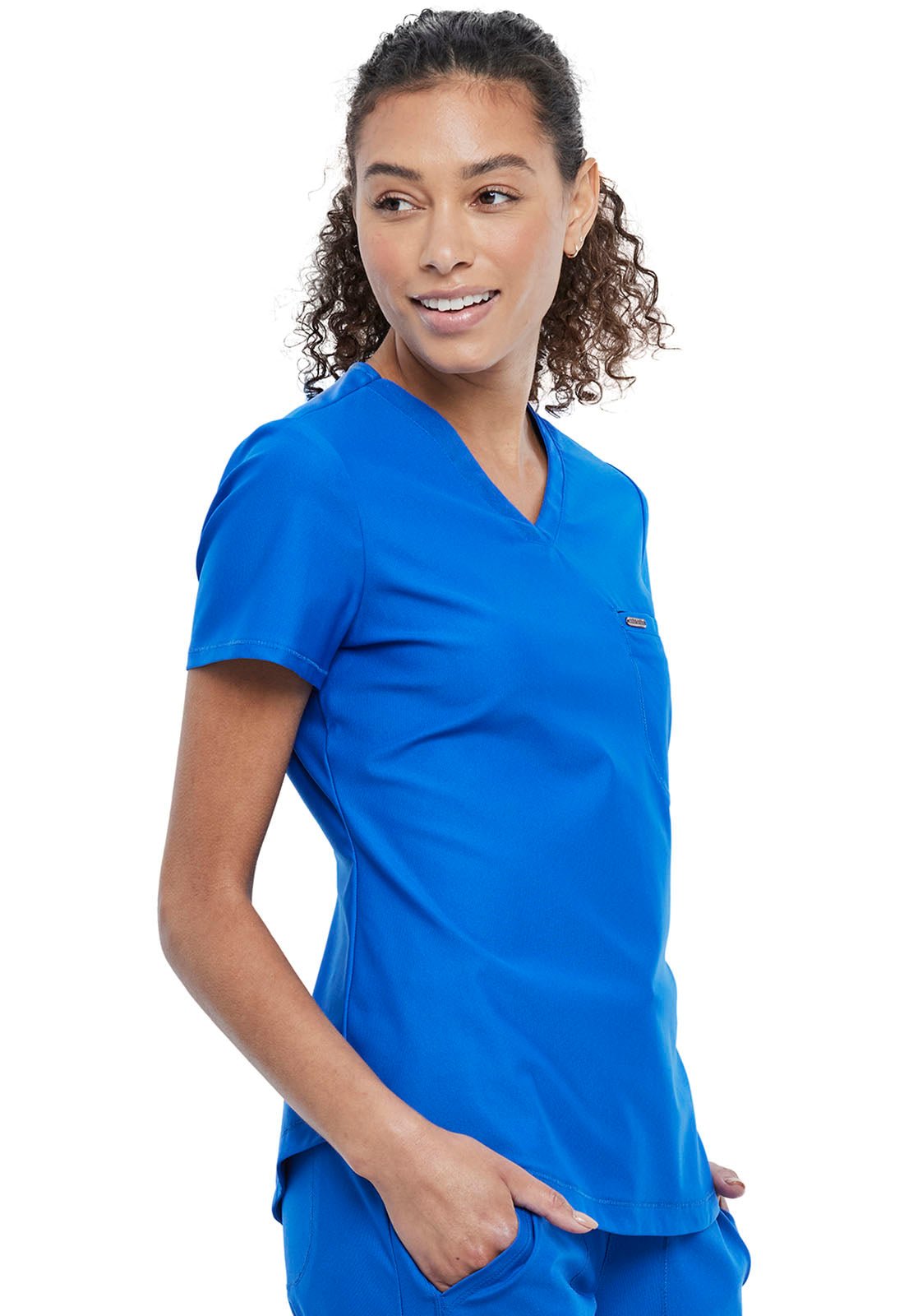 Form by Cherokee Scrubs Tuckable V-Neck Top CK819