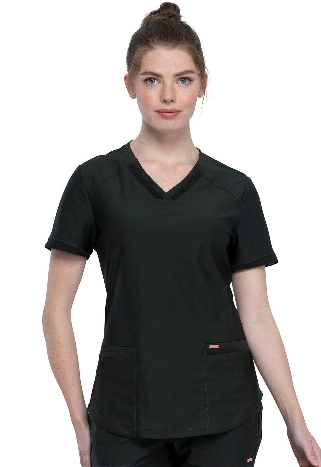 Form by Cherokee Scrubs V-Neck Top CK840