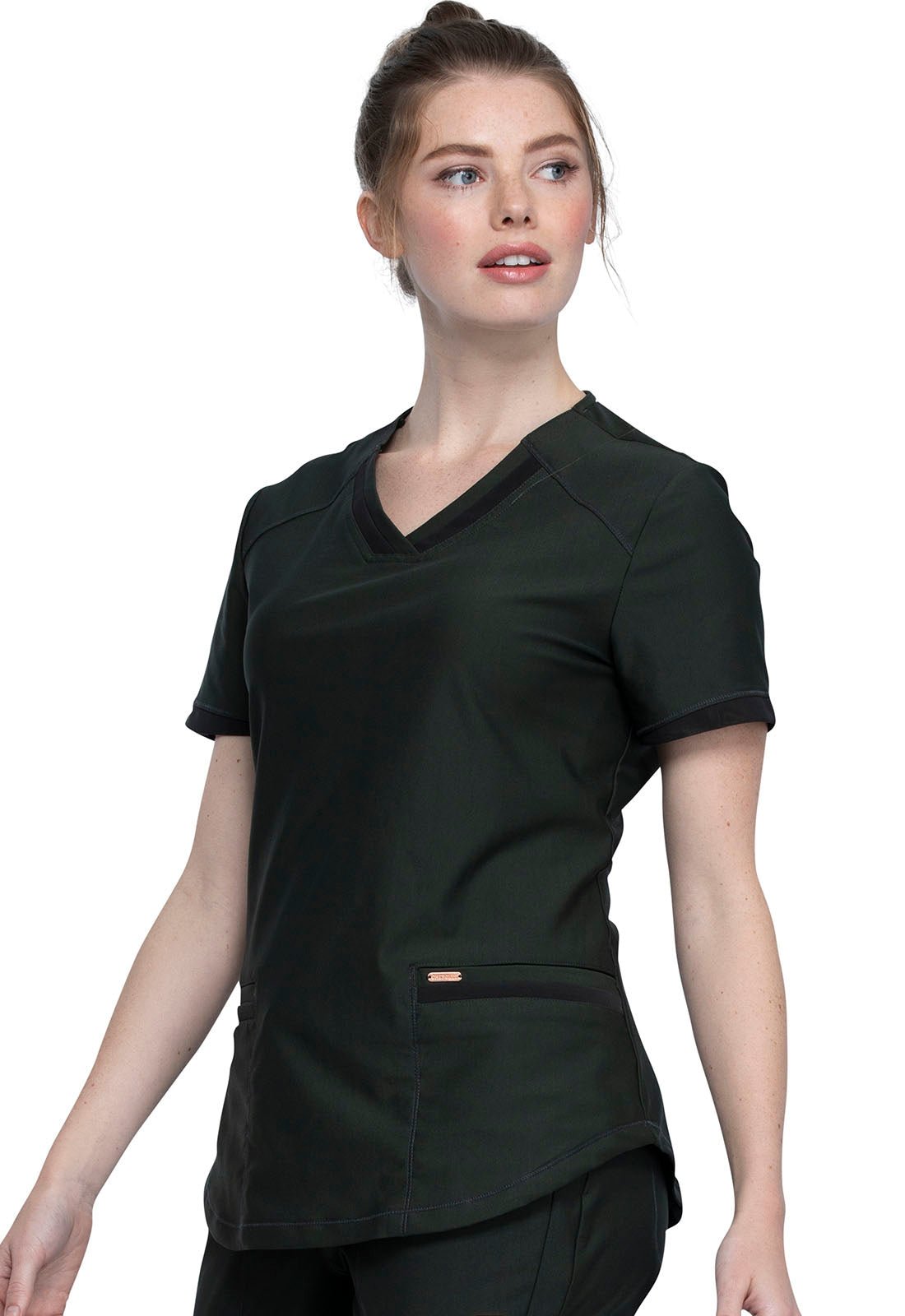Form by Cherokee Scrubs V-Neck Top CK840