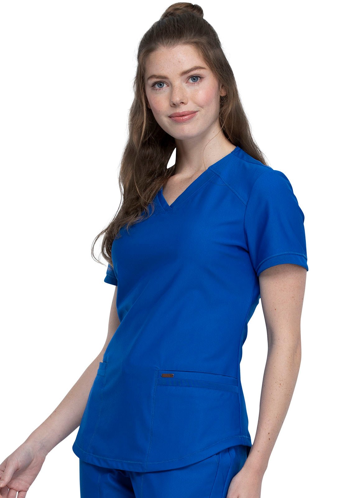 Form by Cherokee Scrubs V-Neck Top CK840