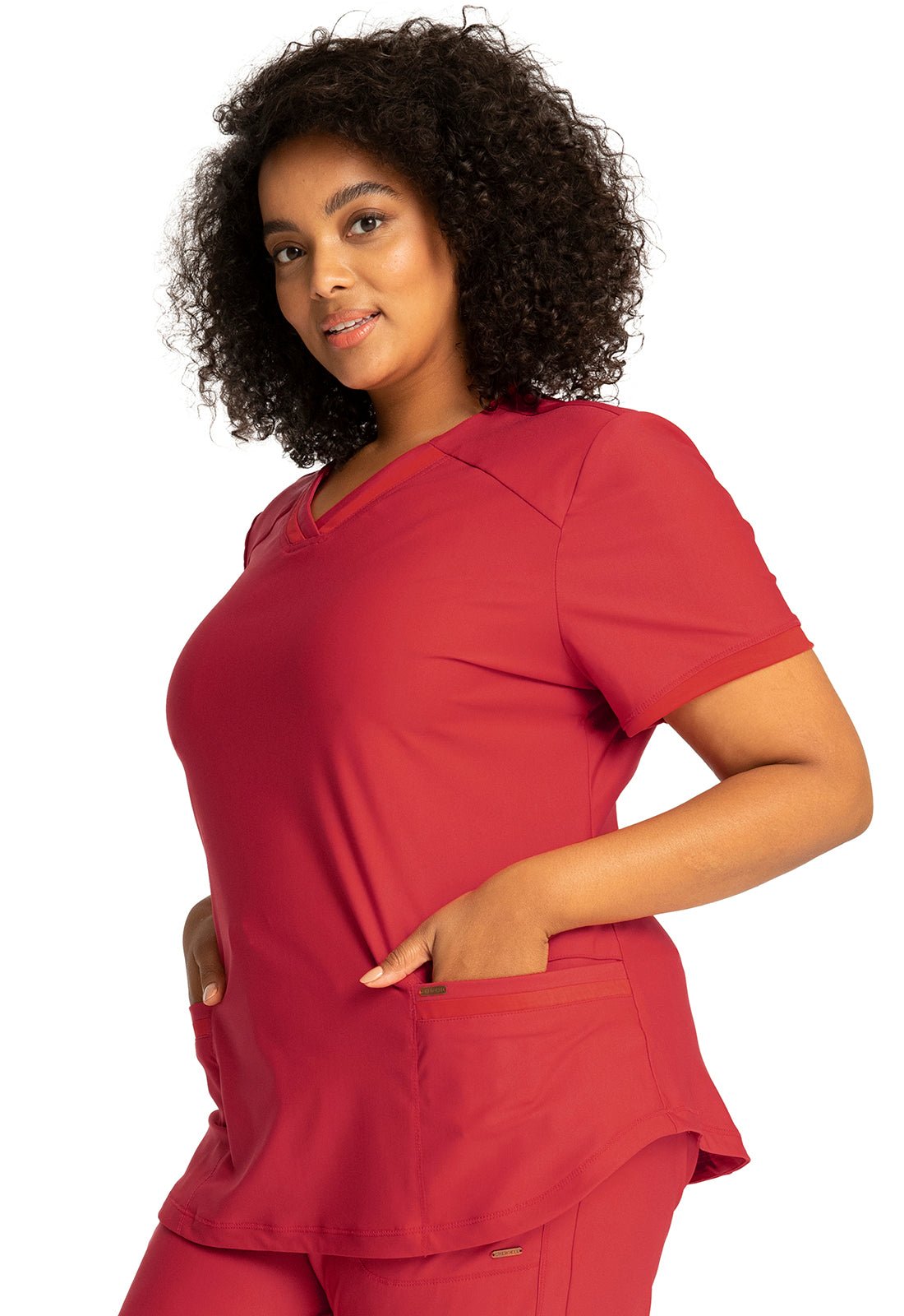 Form by Cherokee Scrubs V-Neck Top CK840