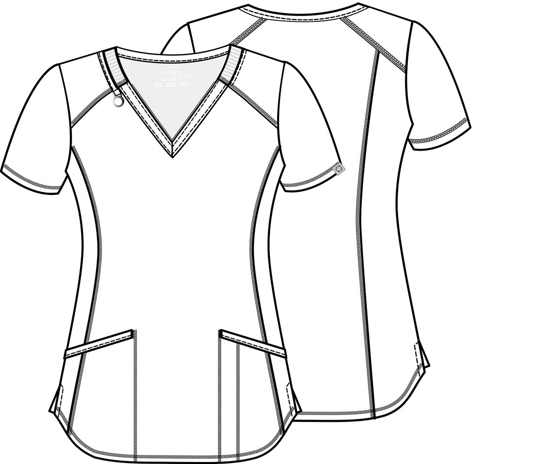 Infinity Scrubs V-Neck Top