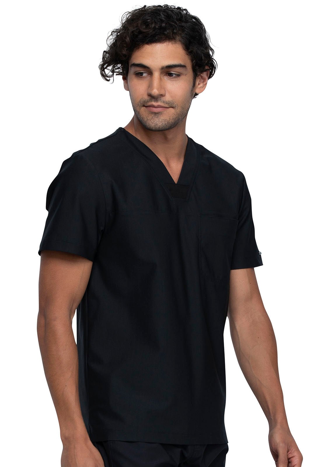 Form by Cherokee Men's Scrubs Tuckable V-Neck Top CK885