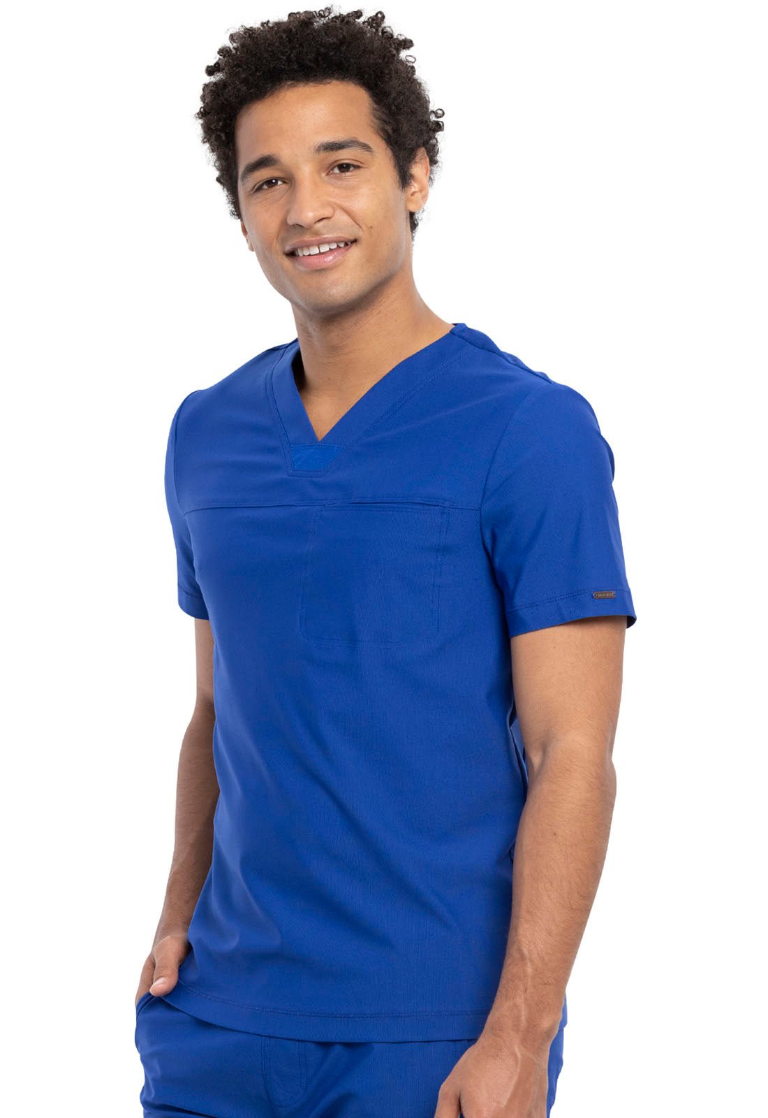 Form by Cherokee Men's Scrubs Tuckable V-Neck Top CK885