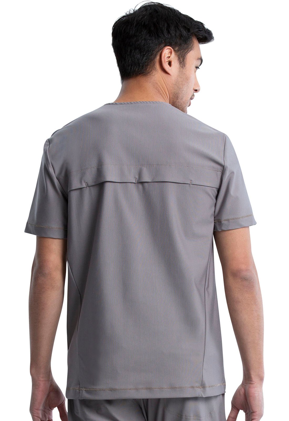 Form by Cherokee Men's Scrubs Tuckable V-Neck Top CK885