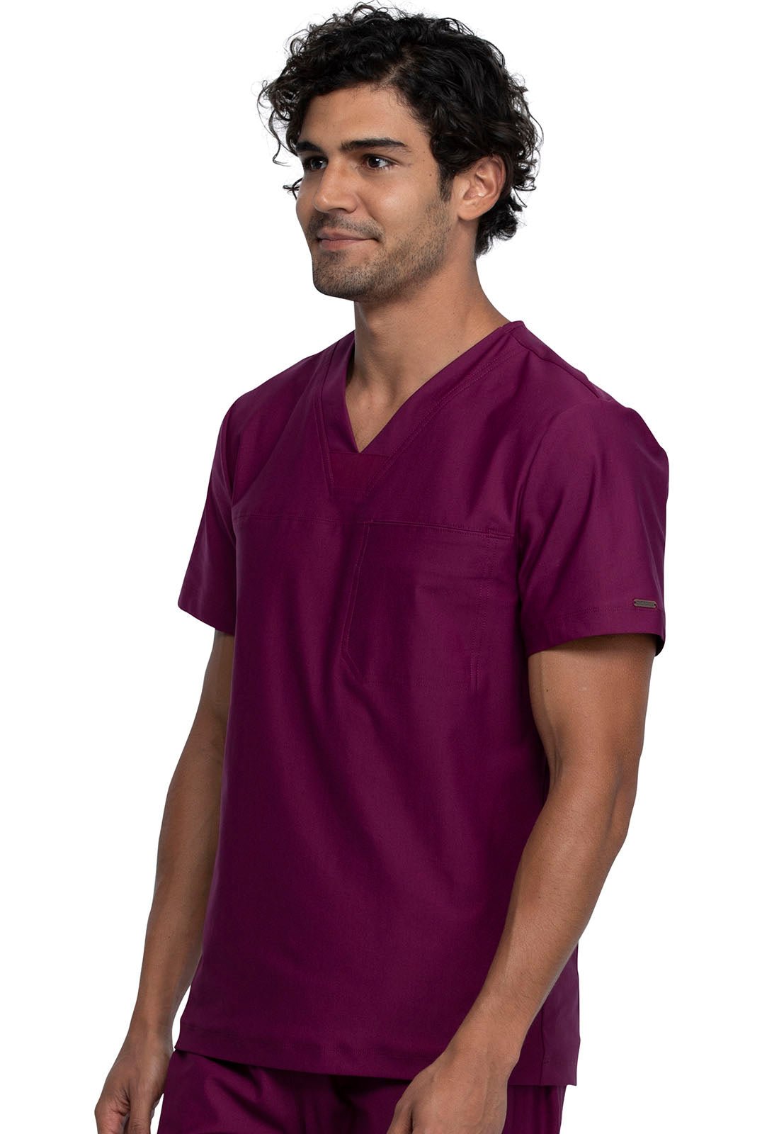 Form by Cherokee Men's Scrubs Tuckable V-Neck Top CK885