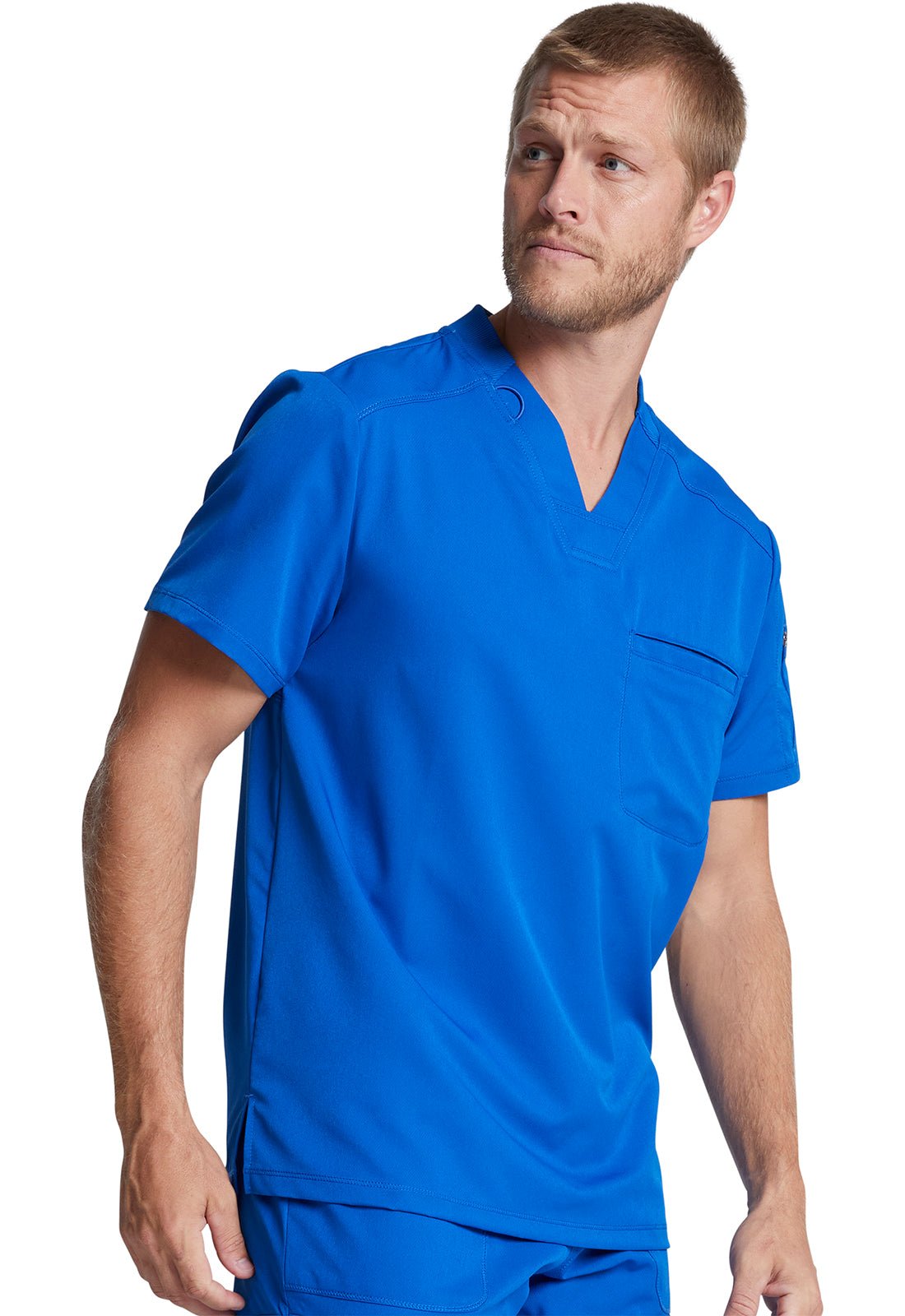 Dynamix Men's Scrubs Tuckable V-Neck Top DK610