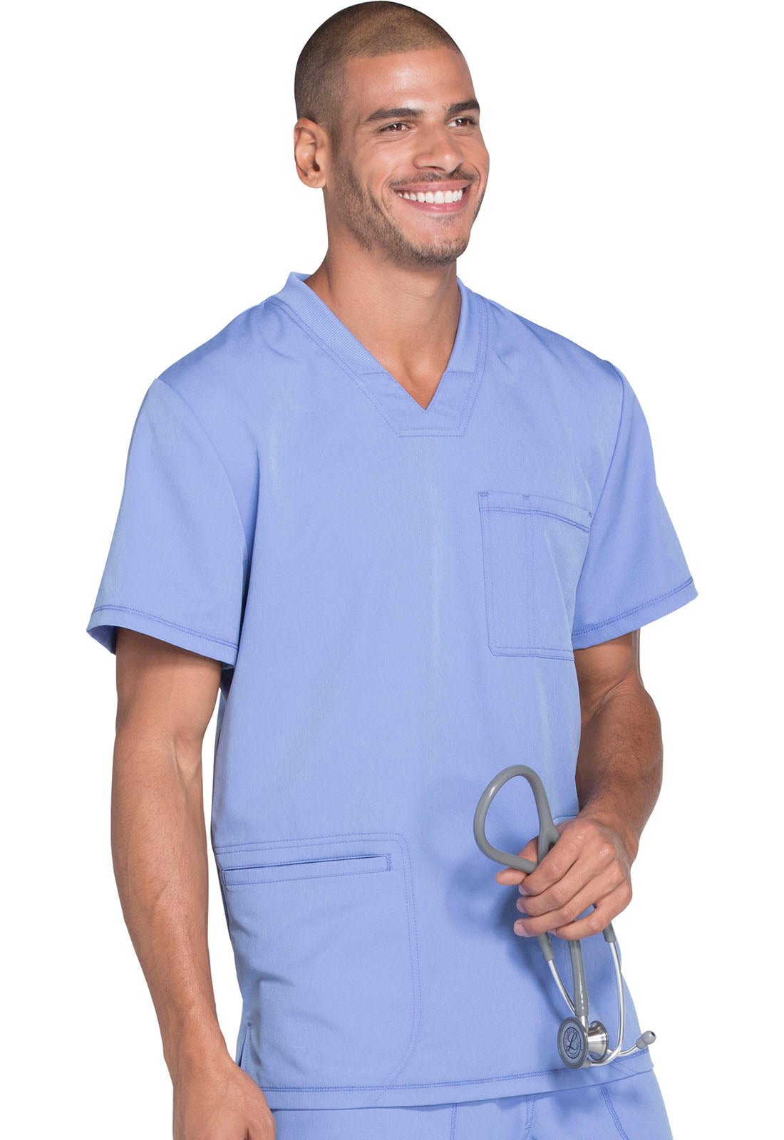 Dynamix Men's Scrubs V-Neck Top DK640