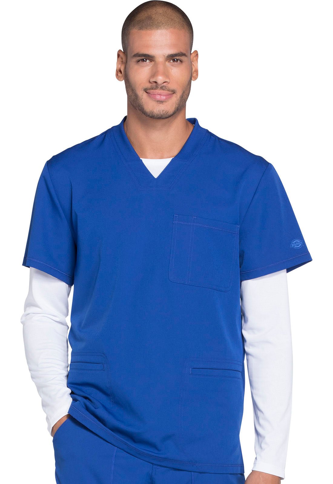 Dynamix Men's Scrubs V-Neck Top DK640