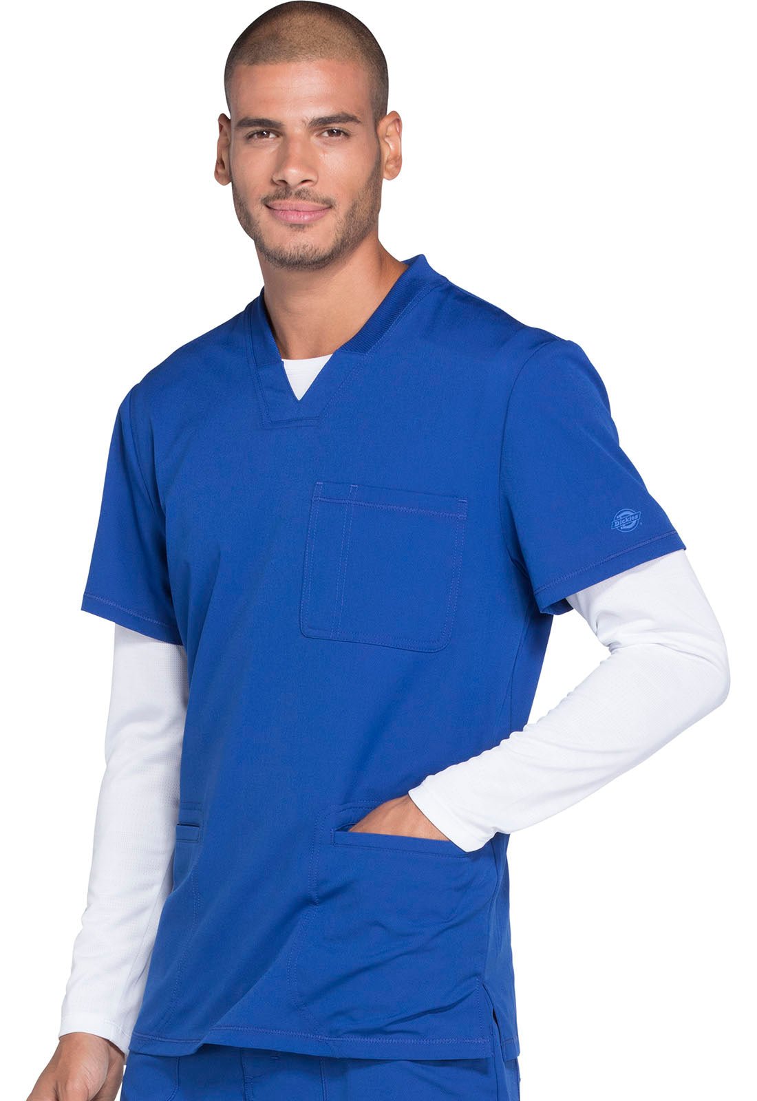 Dynamix Men's Scrubs V-Neck Top DK640