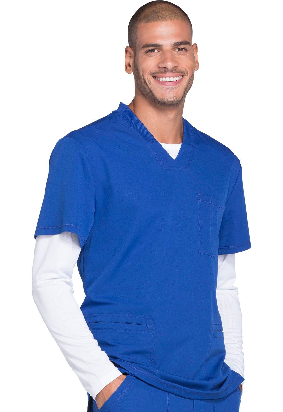 Dynamix Men's Scrubs V-Neck Top DK640