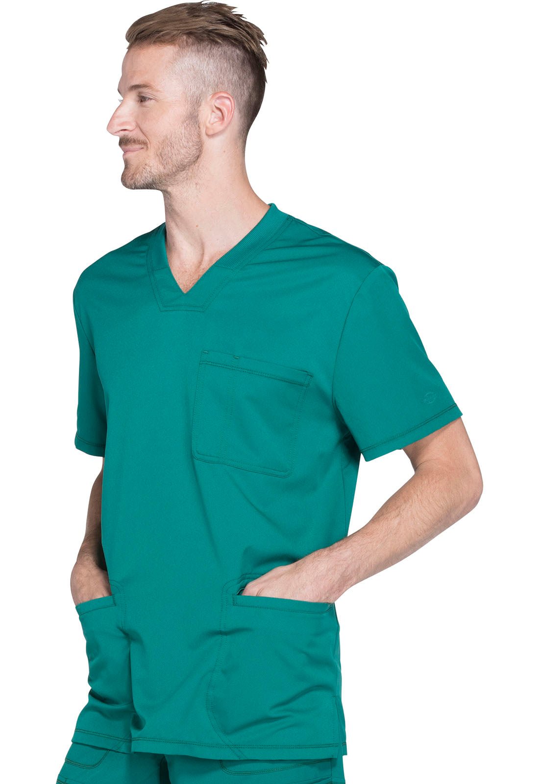 Dynamix Men's Scrubs V-Neck Top DK640