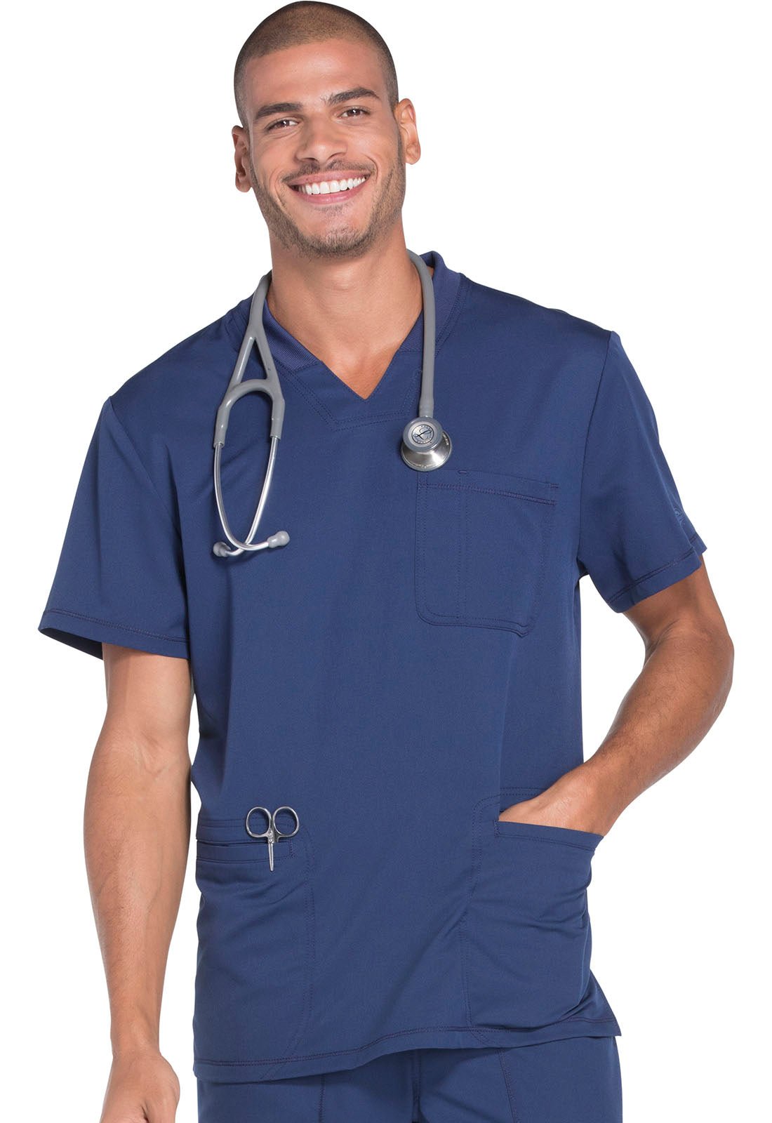 Dynamix Men's Scrubs V-Neck Top DK640