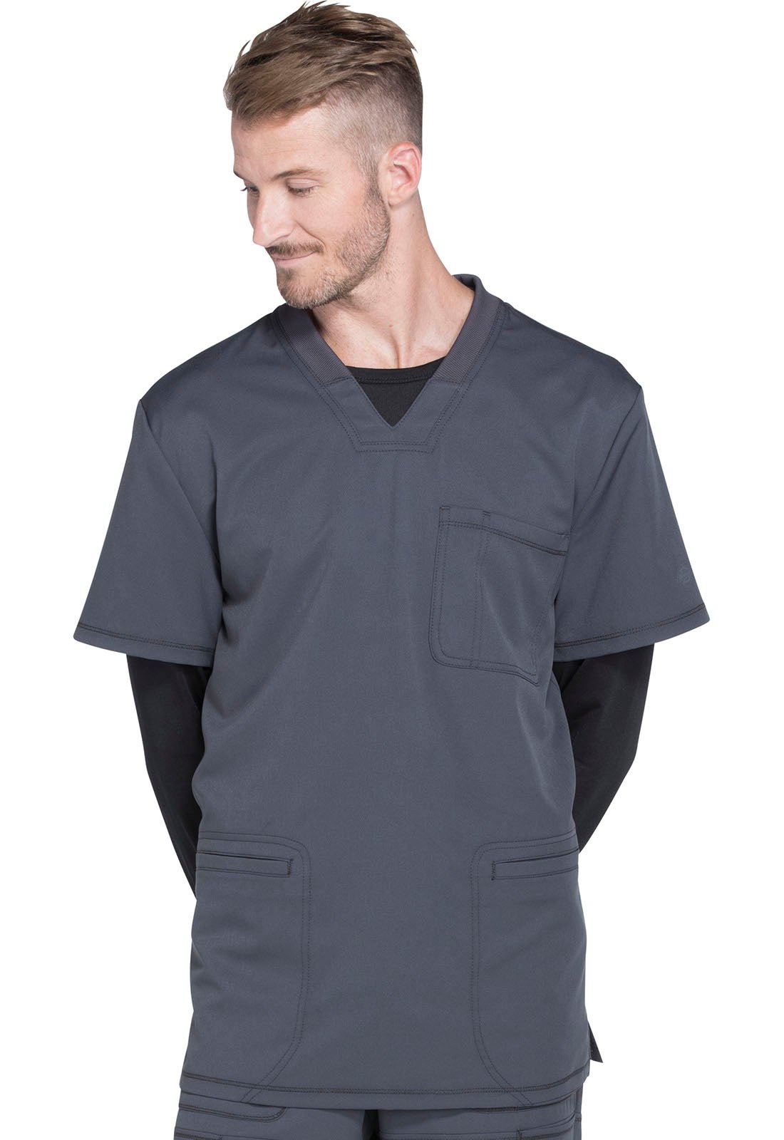 Dynamix Men's Scrubs V-Neck Top DK640