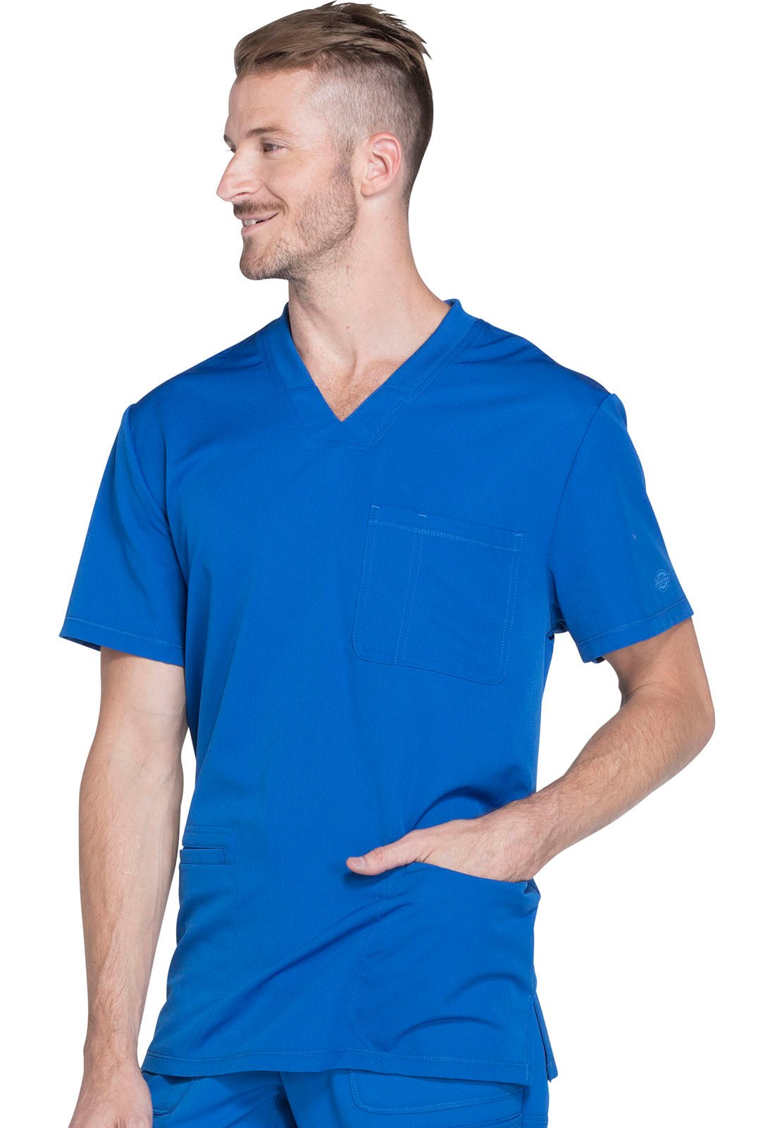 Dynamix Men's Scrubs V-Neck Top DK640