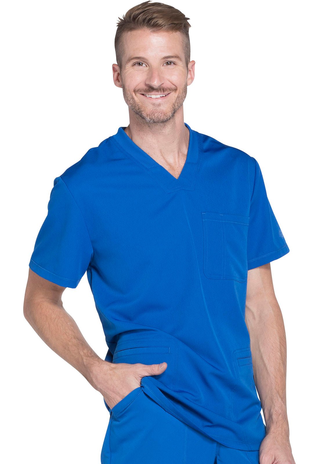 Dynamix Men's Scrubs V-Neck Top DK640