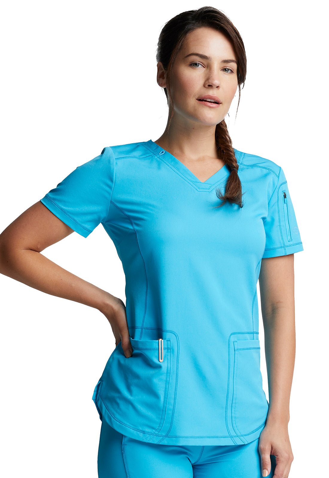 Dynamix Scrubs V-Neck Top DK730