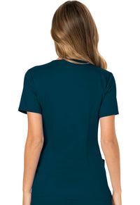 Caribbean Blue Revolution Mock Wrap Top - Back View