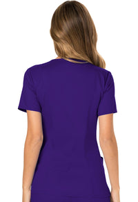 Grape Revolution Mock Wrap Top - Back View
