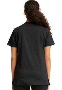 Black Revolution Scrubs V-NecK Top - Back View